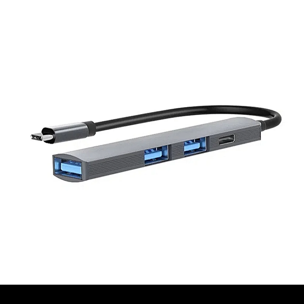 4 Port Usb Hub Adapter Splitter.